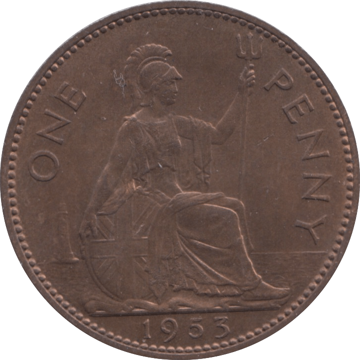 1953 PENNY ( BU ) 1 - Penny - Cambridgeshire Coins