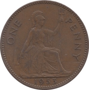 1953 PENNY ( UNC ) 4 - Penny - Cambridgeshire Coins