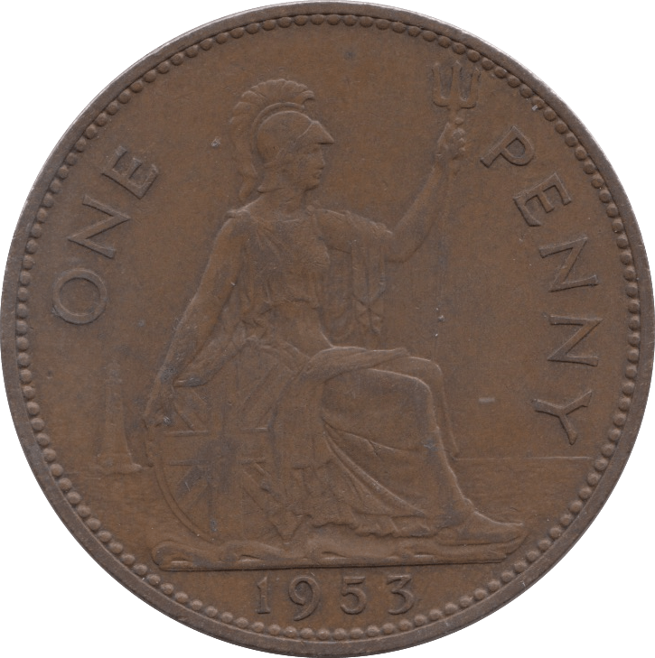 1953 PENNY ( UNC ) 4 - Penny - Cambridgeshire Coins