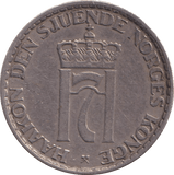 1956 1 KRONER NORWAY - WORLD COINS - Cambridgeshire Coins