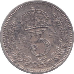 1957 MAUNDY THREEPENCE ( UNC ) - Maundy Coins - Cambridgeshire Coins