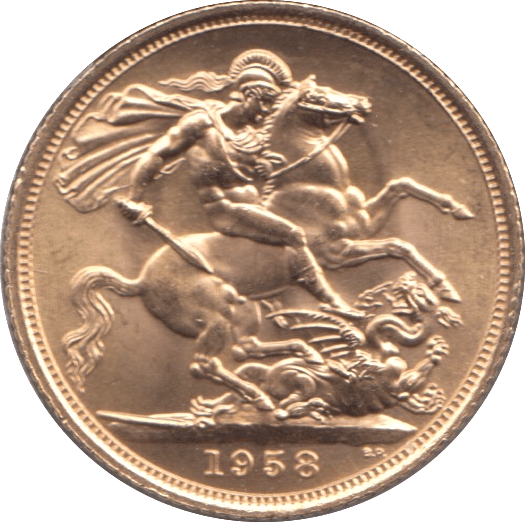 1958 GOLD SOVEREIGN ( BU ) - Sovereign - Cambridgeshire Coins