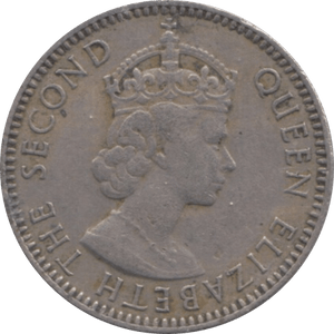 1960 MAURITIUS 1/4 RUPEE - WORLD COINS - Cambridgeshire Coins