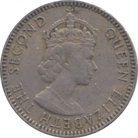 1960 MAURITIUS 1/4 RUPEE - WORLD COINS - Cambridgeshire Coins