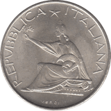 1961 SILVER ITALY 500 LIRA - SILVER WORLD COINS - Cambridgeshire Coins