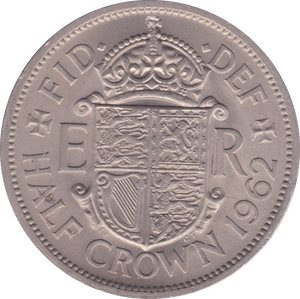 1962 HALFCROWN ( UNC ) - Halfcrown - Cambridgeshire Coins