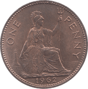 1962 PENNY ( UNC ) - Penny - Cambridgeshire Coins