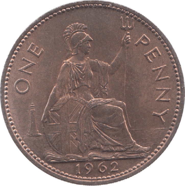 1962 PENNY ( UNC ) - Penny - Cambridgeshire Coins