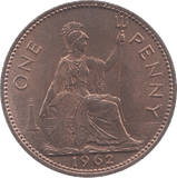 1962 PENNY ( UNC ) - Penny - Cambridgeshire Coins