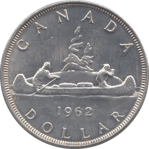 1962 SILVER ONE DOLLAR CANADA - WORLD SILVER COINS - Cambridgeshire Coins
