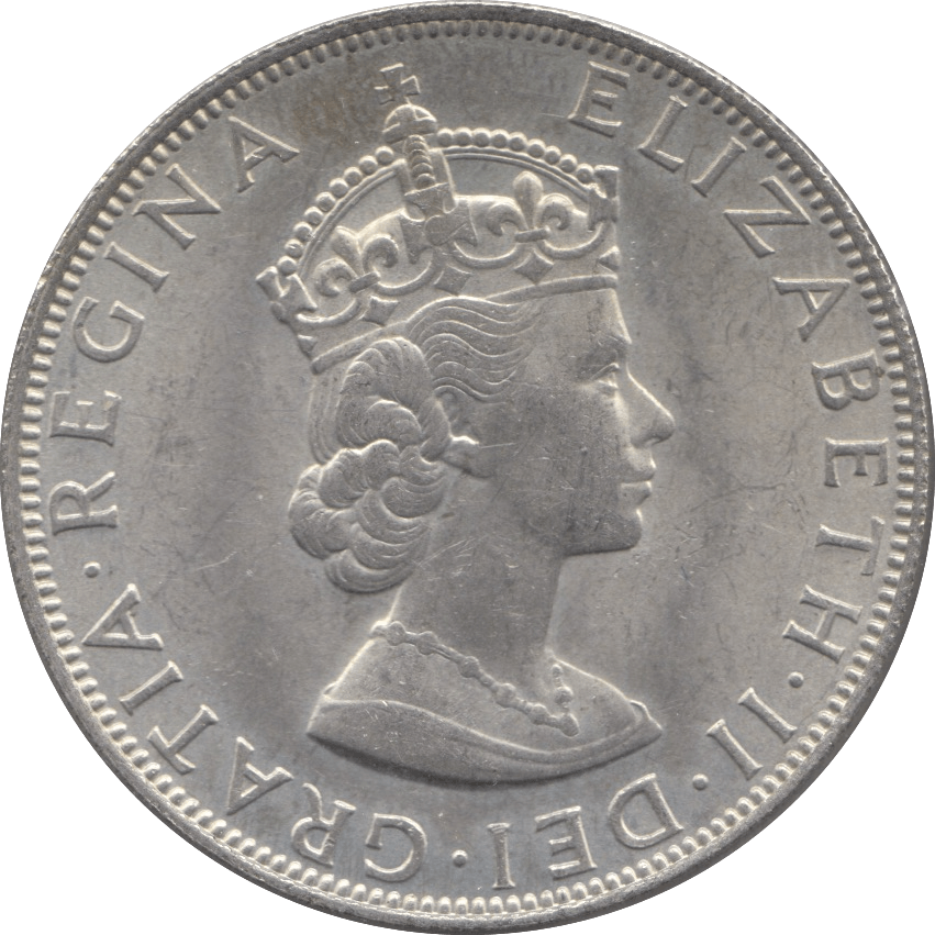 1964 BERMUDA SILVER CROWN 2 - SILVER WORLD COINS - Cambridgeshire Coins