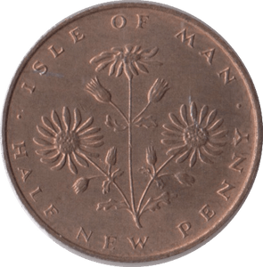 1971 HALFPENNY ISLE OF MAN - WORLD COINS - Cambridgeshire Coins