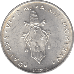 1975 500 LIRE VATICAN CITY - WORLD COINS - Cambridgeshire Coins