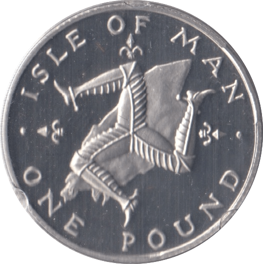 1980 PLATINUM ISLE OF MAN ONE POUND COIN ( PROOF ) - Platinum Coins - Cambridgeshire Coins