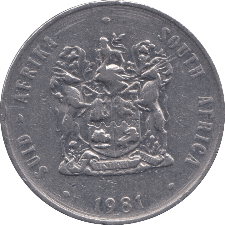 1981 1 RAND SOUTH AFRICA - WORLD COINS - Cambridgeshire Coins