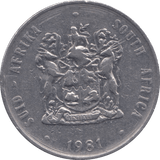 1981 1 RAND SOUTH AFRICA - WORLD COINS - Cambridgeshire Coins