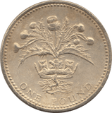 1989 CIRCULATED £1 Shottish Thistle - £1 CIRCULATED - Cambridgeshire Coins