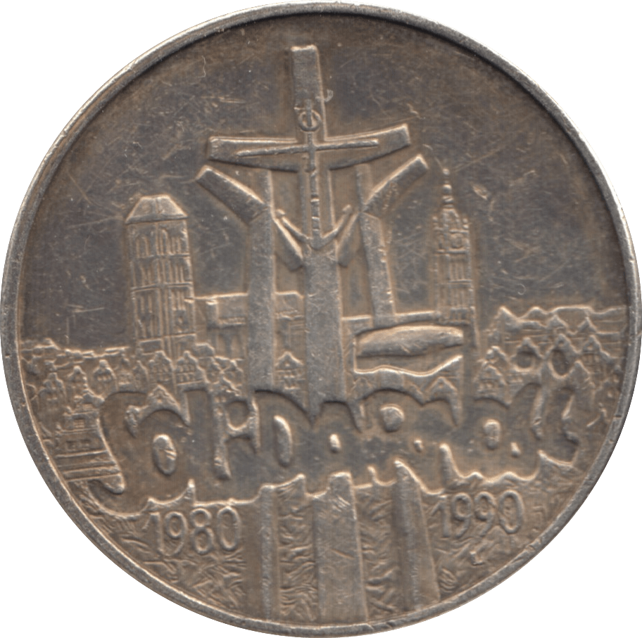 1990 SILVER 100000 ZLOTY POLAND - WORLD SILVER COINS - Cambridgeshire Coins
