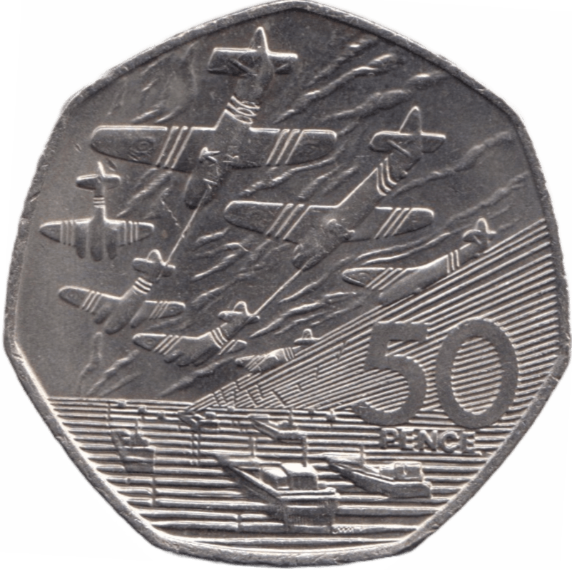 1994 FIFTY PENCE 50P CIRCULATED NORMANDY D-DAY - 50P CIRCULATED - Cambridgeshire Coins