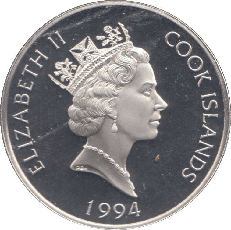 1994 SILVER 10 DOLLARS COOK ISLANDS ( PROOF ) - SILVER WORLD COINS - Cambridgeshire Coins