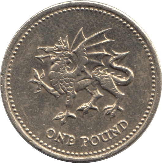 1995 CIRCULATED £1 WELSH DRAGON - £1 CIRCULATED - Cambridgeshire Coins