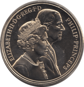 1997 FIVE POUND £5 GOLDEN WEDDING ANNIVERSARY BRILLIANT UNCIRCULATED BU - £5 BU - Cambridgeshire Coins