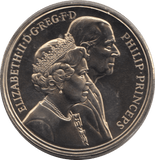 1997 FIVE POUND £5 GOLDEN WEDDING ANNIVERSARY BRILLIANT UNCIRCULATED BU - £5 BU - Cambridgeshire Coins