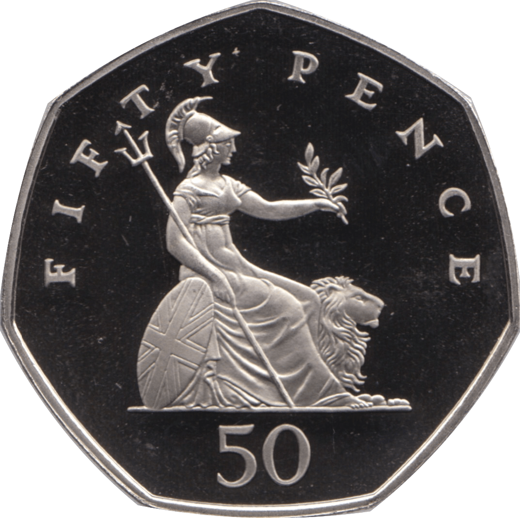 1998 FIFTY PENCE PROOF 50P COIN BRITANNIA 50p Proof Cambridgeshire