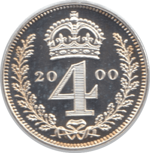 2000 MAUNDY FOURPENCE ( PROOF ) - Maundy Coins - Cambridgeshire Coins