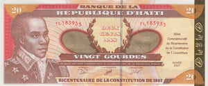 2001 200 GOURDES HATI BANKNOTE HAITI REF 785 - World Banknotes - Cambridgeshire Coins