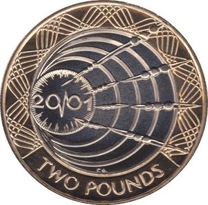 2001 TWO POUND £2 PROOF COIN MARCONI WIRELESS BRIDGES - £2 Proof - Cambridgeshire Coins