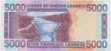 2002 5000 LEONES BANKNOTE SIERRA LEONE REF 975 - World Banknotes - Cambridgeshire Coins