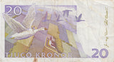 2007 20 KRONOR BANKNOTE SWEDEN REF 957 - World Banknotes - Cambridgeshire Coins