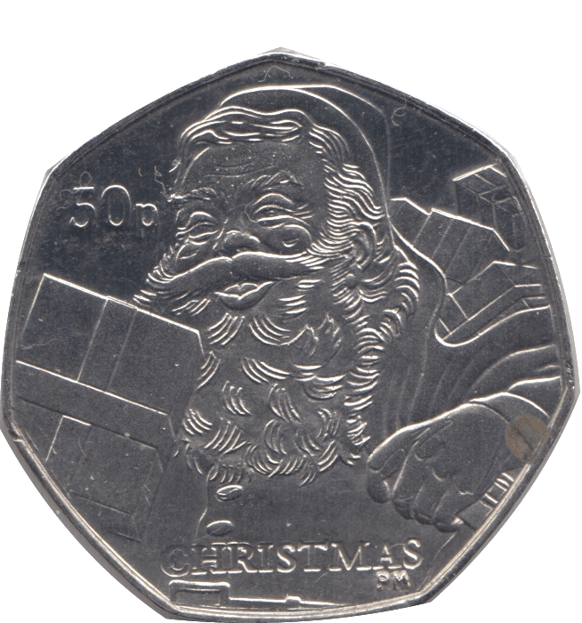 2011 CHRISTMAS 50P FATHER CHRISTMAS ISLE OF MAN - 50P CHRISTMAS - Cambridgeshire Coins