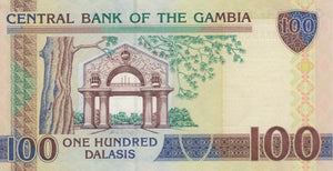 2013 100 DALASIS BANKNOTE GAMBIA REF 754 - World Banknotes - Cambridgeshire Coins