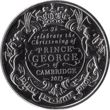 2013 FIVE POUNDS CHRISTENING OF PRINCE GEORGE BRILLIANT UNCIRCULATED - £5 BU - Cambridgeshire Coins