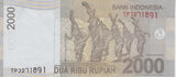 2015 2000 RUPIAH INDONESIAN BANKNOTE INDONESIA REF 820 - World Banknotes - Cambridgeshire Coins