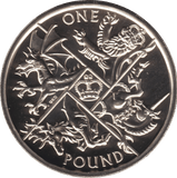 2016 ONE POUND £1 LAST ROUND POUND BRILLIANT UNCIRCULATED BU - £1 BU - Cambridgeshire Coins