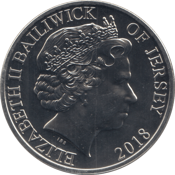 2018 5 POUND BAILIWICK OF JERSEY ROYAL AIR FORCE COIN (BU) - WORLD COINS - Cambridgeshire Coins