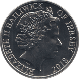 2018 5 POUND BAILIWICK OF JERSEY ROYAL AIR FORCE COIN (BU) - WORLD COINS - Cambridgeshire Coins