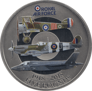 2018 5 POUND BAILIWICK OF JERSEY ROYAL AIR FORCE COIN (BU) - WORLD COINS - Cambridgeshire Coins