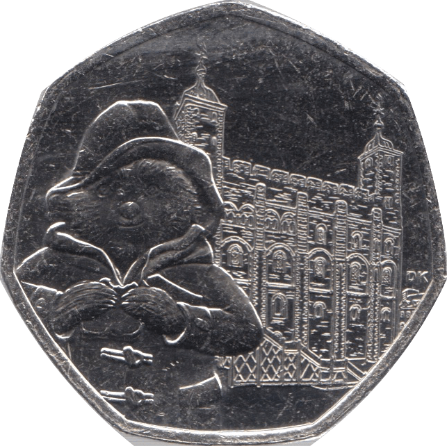 2019 CIRCULATED 50P PADDINGTON BEAR AT TOWER OF LONDON 50P CIRCULATED ...