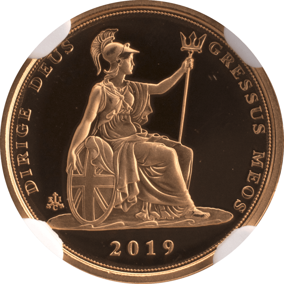 2019 GOLD PROOF QUARTER SOVEREIGN QUEEN VICTORIA 200TH ANNIVERSARY NGC PF 70 ULTRA CAMEO - NGC CERTIFIED COINS - Cambridgeshire Coins