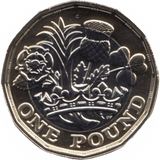 2019 ONE POUND £1 BRILLIANT UNCIRCULATED BU - £1 BU - Cambridgeshire Coins