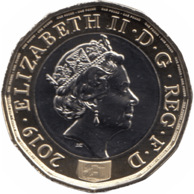 2019 ONE POUND £1 BRILLIANT UNCIRCULATED BU - £1 BU - Cambridgeshire Coins