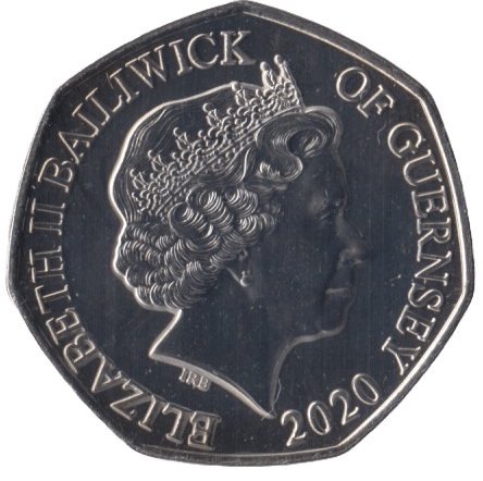 2020 CHRISTMAS 50P LITTLE TOWN OF BETHLEHEM GUERNSEY - 50P CHRISTMAS COINS - Cambridgeshire Coins