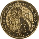 2022 GOLD PROOF LION OF ENGLAND AU ROYAL TUDOR BEASTS PCGS MS64 - NGC CERTIFIED COINS - Cambridgeshire Coins