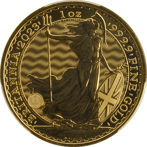 2023 GOLD PROOF BRITANNIA CHARLES II EFFIGY PCGS MS67 - NGC CERTIFIED COINS - Cambridgeshire Coins