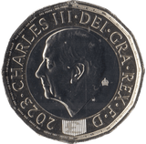 2023 ONE POUND KING CHARLES BRILLIANT UNCIRCULATED - £1 BU - Cambridgeshire Coins