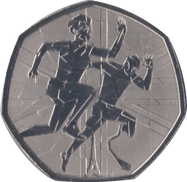 2024 FIFTY PENCE BRILLIANT UNCIRCULATED TEAM GB AND PARALYMPICS KING